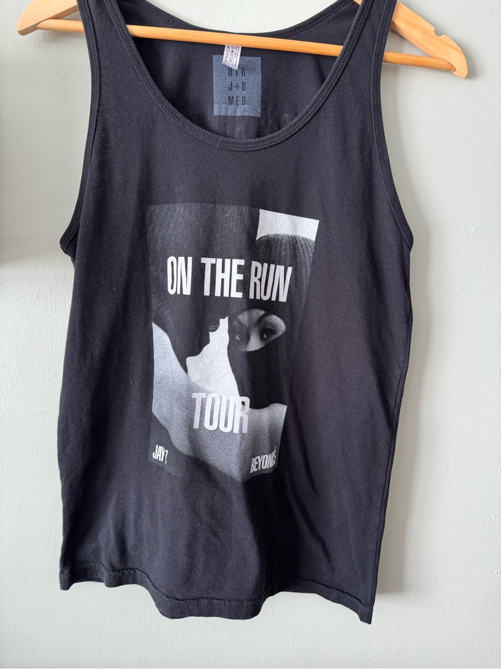 Beyoncé Jay-Z On The Run Tour 2014 J+B Black Tank Top Medium